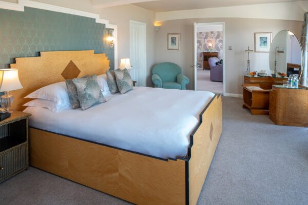 Tony B bedroom at Burgh Island hotel