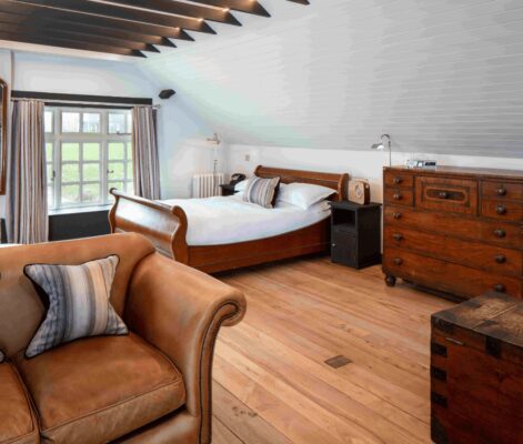 Burgh island bedroom