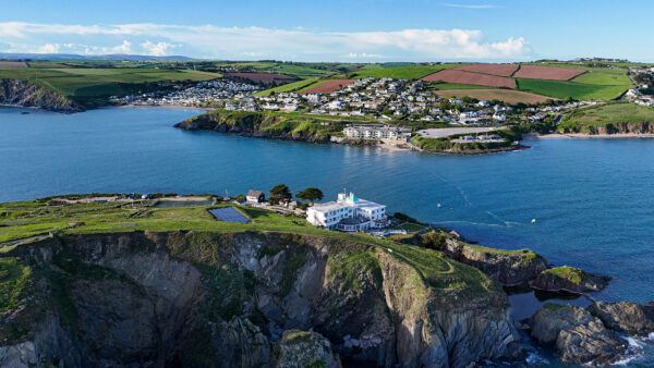 Exterior shot of Burgh Island